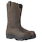 Hoss Boot Co Wildfire Pull-On Wellington Work Boot, Brown, 10 D, D 94010 - alternate 1